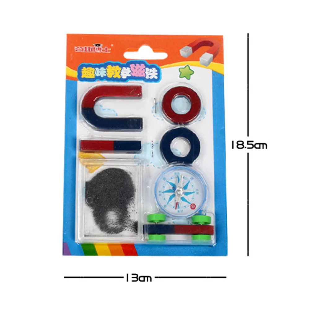 Bar Ring U-shape Compass Magnet Set Education Science Experiment Tools Kid Toy | Игрушки и хобби