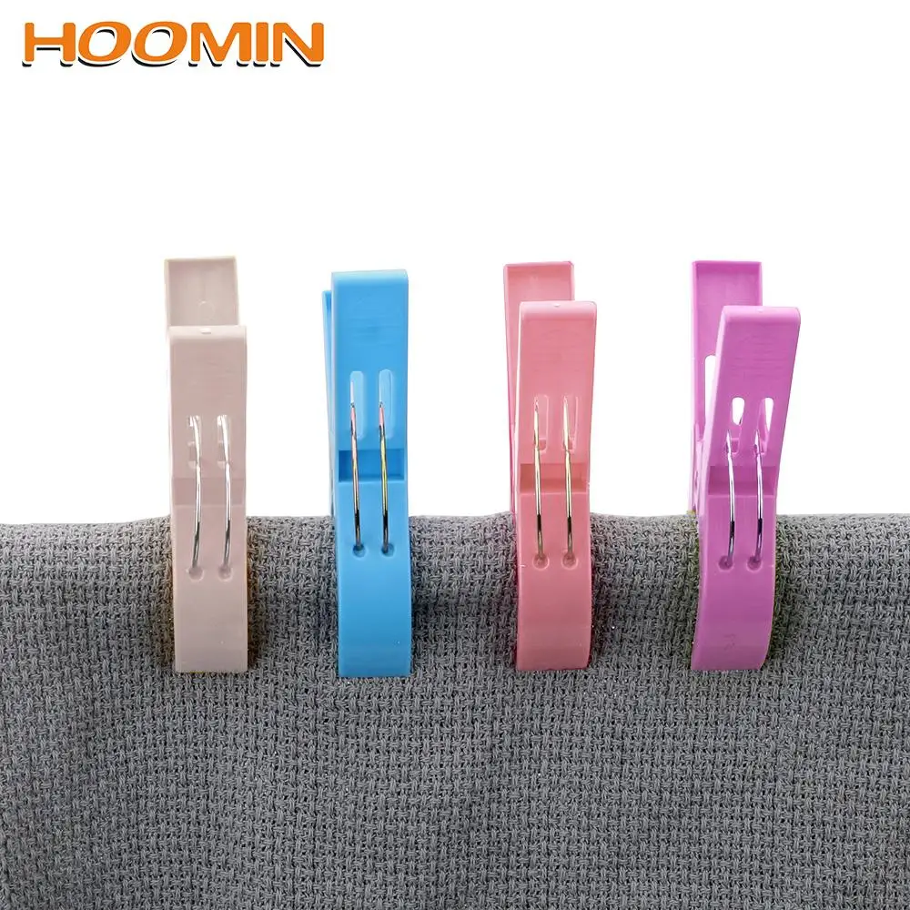 4 шт. зажим для пляжного полотенца сушилки с фиксатором прищепки одежды большого