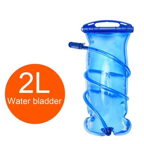 2L Water Bag Сумка для мочевого пузыря, резервуар для воды, гидратационный пакет 1Л 1.5л 2л 3л, сумка для хранения, BPA бесплатно, для бега, гидратационный жилет, рюкзак - Цвет: 2L Water Bag