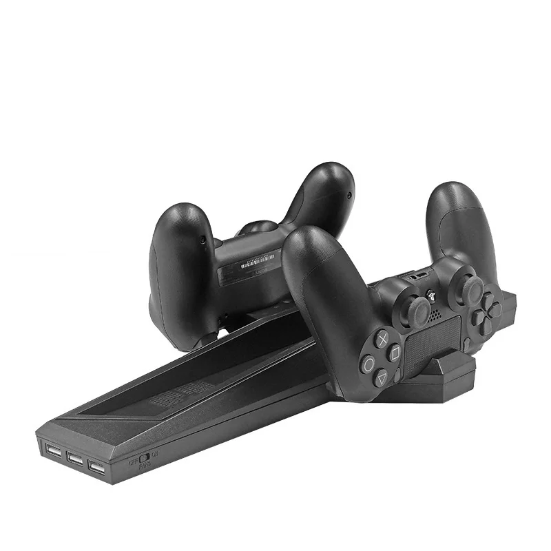 Вертикальная подставка для контроллера консоли Sony PS4/PS4 Slim охлаждающая хранения