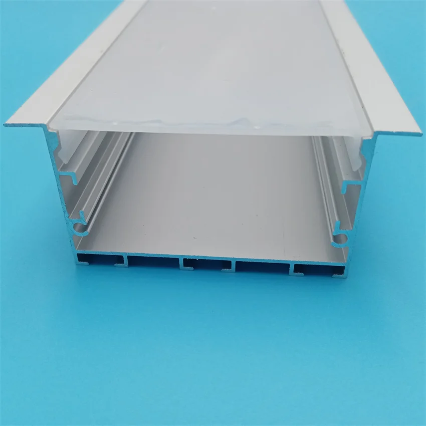 recessed aluminum led channel track light and high light output linear aluminum lamp led housing