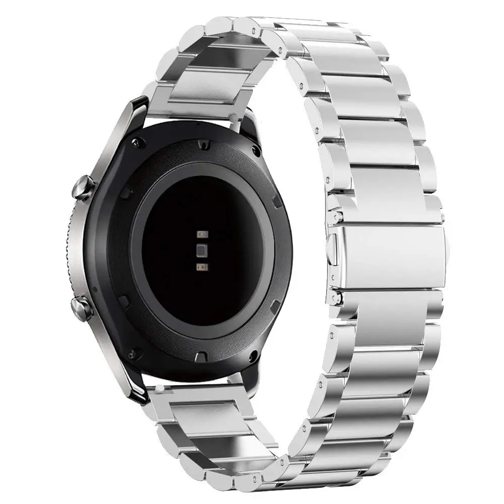 22 мм для samsung gear S3 Frontier Band Galaxy Watch 46 мм ремешок металлический браслет huawei Watch GT ремешок gear S3 Classic 2