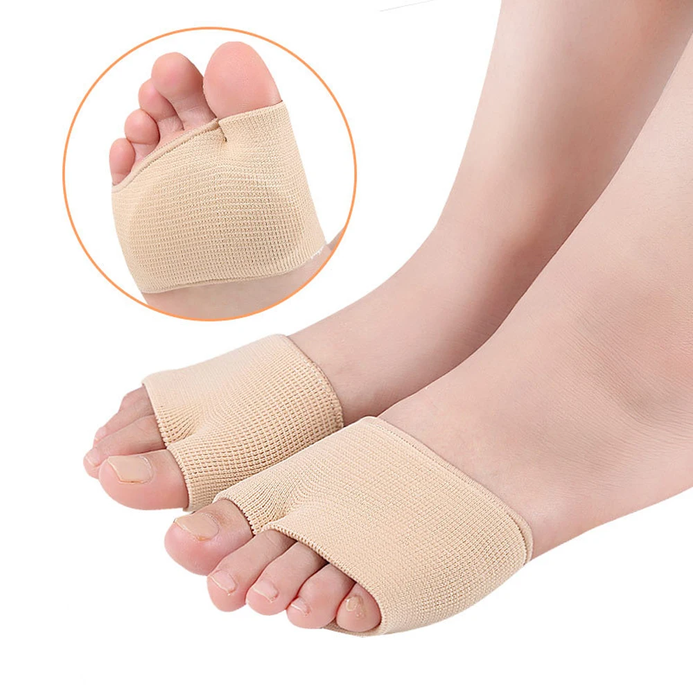 2 Pairs Feet Care Protector Painful Metatarsal Heads Forefoot Pads Supports Metatarsalgia Flat Foot Pressure Relief Callus Tools | Красота и