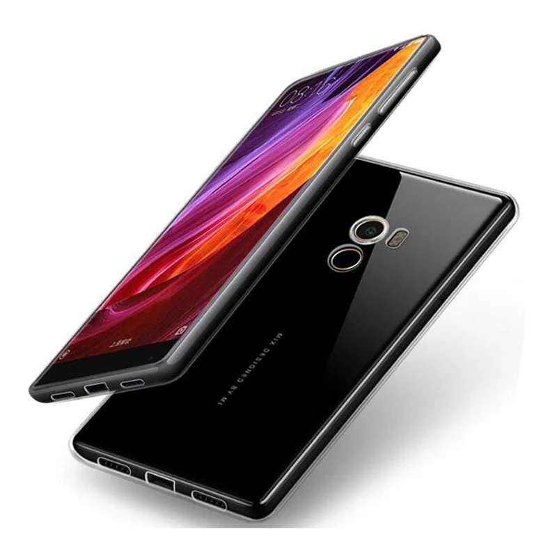 Прозрачный Мягкий ТПУ силиконовый чехол для Xiaomi Mi Mix/Mix Pro 6 4 телефона 360