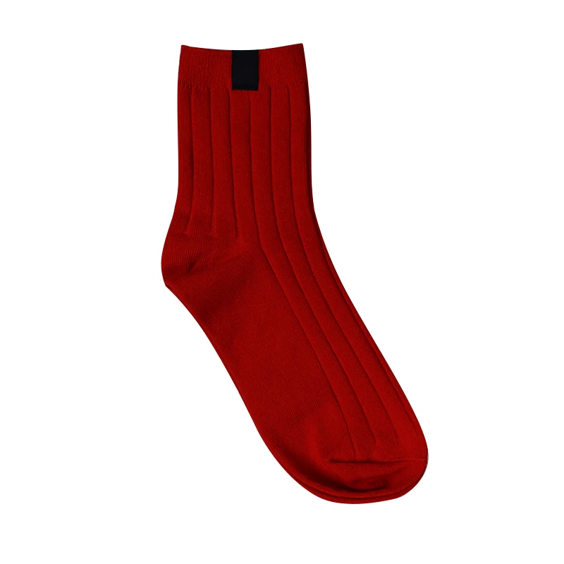 1 pair red 1/2 пар, Милые кавайные носки для девочек с мультипликационным принтом фруктов, авокадо, банан, вишня, персик, meias, корейские забавные носки с вышивкой в стиле Харадзюку - Цвет: 1 pair red