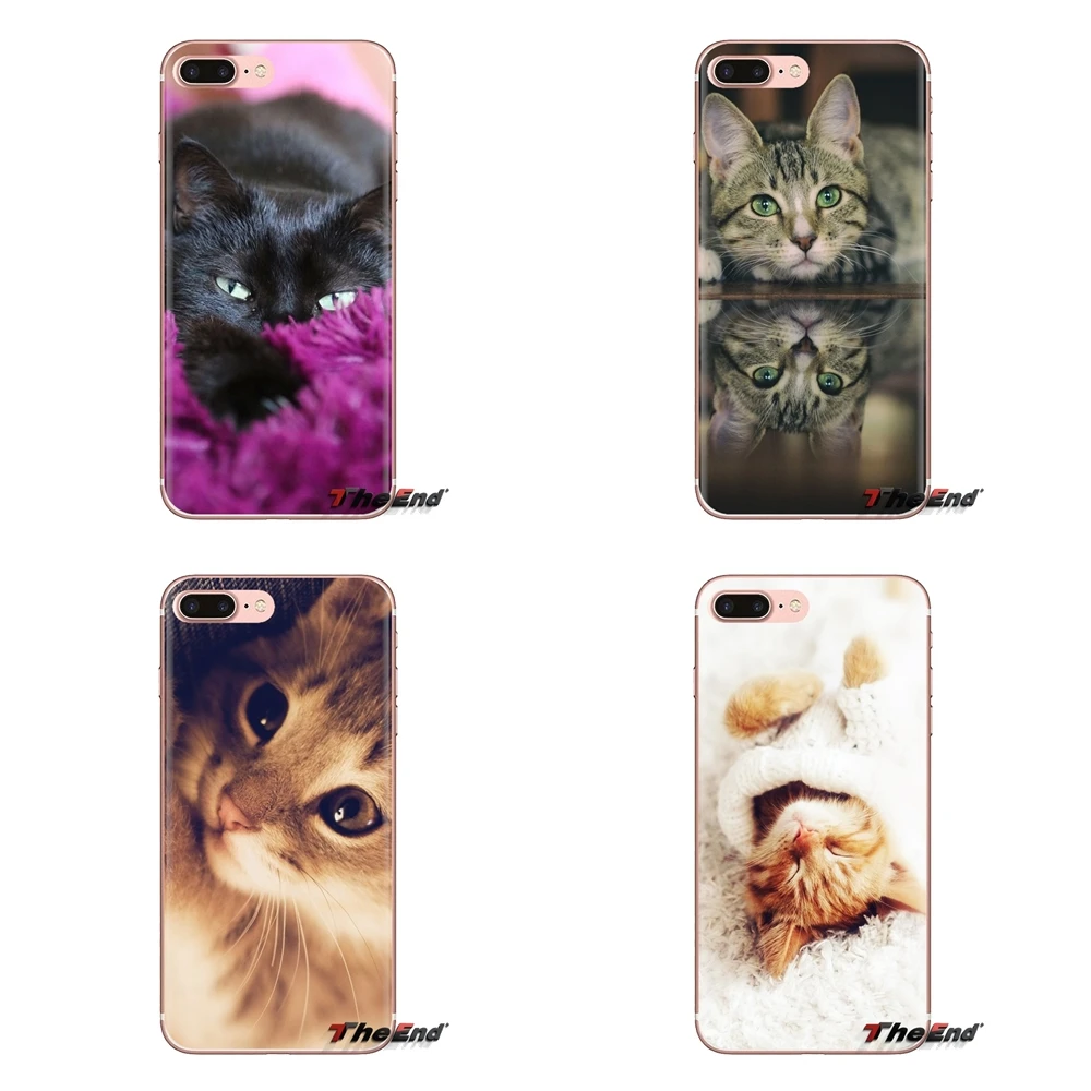 Прозрачный чехол из ТПУ с изображением кошки Одежда Для дедушки очки для Xiaomi Redmi 4