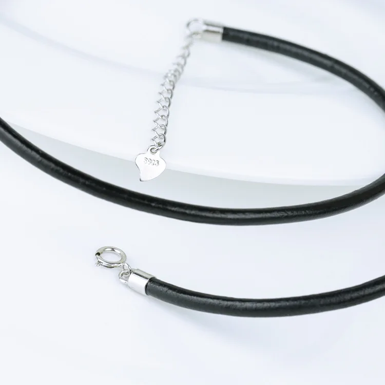 925 пробы серебро Циркон Подвеска &quotПантера&quot &amp ожерелье нержавеющая сталь с