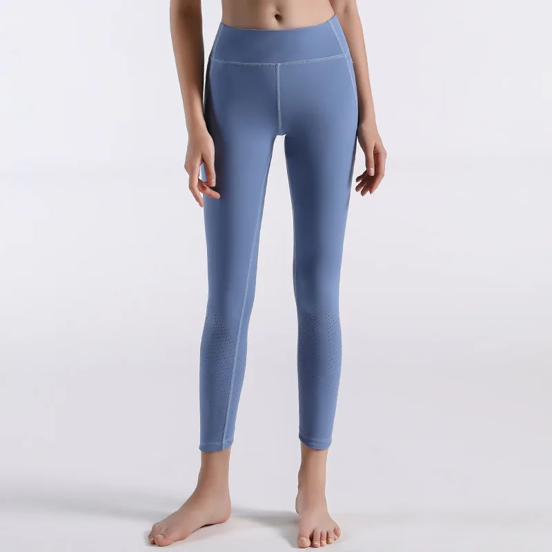 

High Waist Seamless Yoga Pants Women Stretchy Hollow Breathable Sports Pant Fitness Running Training Yoga Gym Athletic Trousers