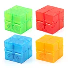 Забавный кубик бесконечности волшебные игрушки антистресс рука флип антистресс игра на палец снижение давления для детей взрослых