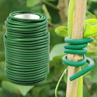 stable wear resistant plant supporting garden coated wire tie for yard