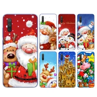 merry christmas snow for xiaomi mi 11i 11 10t 10i 9t 9 a3 8 note 10 ultra lite pro 5g cc9 se soft transparent phone case