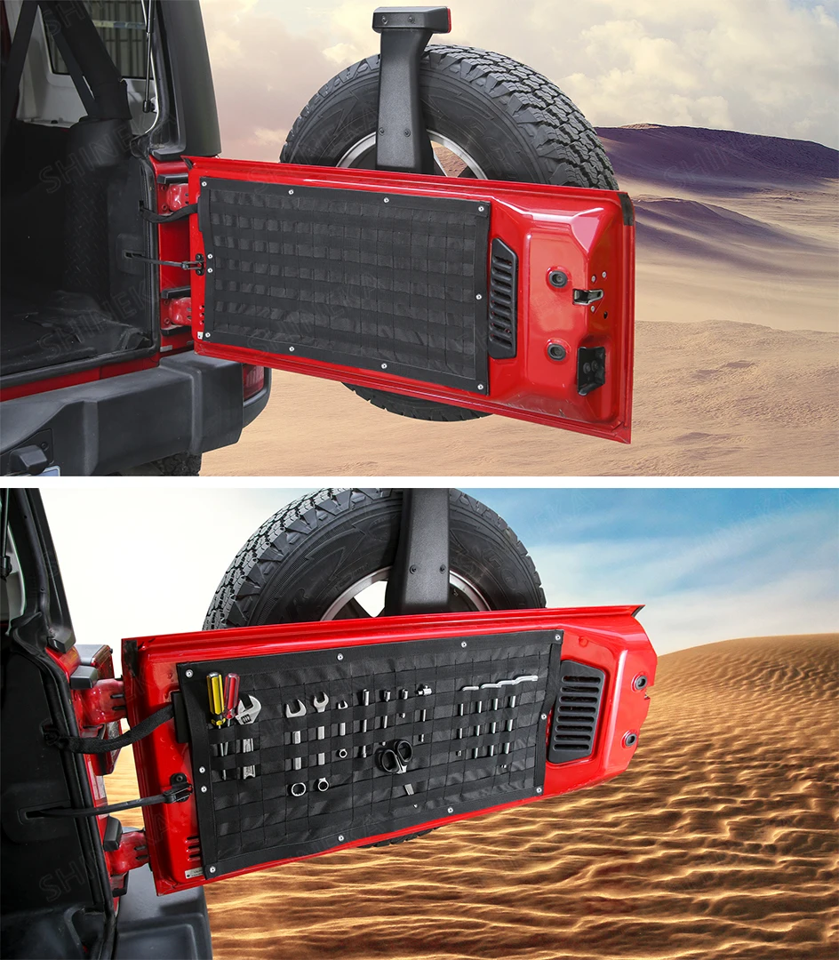 SHINEKA укладка для Jeep Wrangler Автомобильная многофункциональная сумка для хранения Чемодан с инструментами Органайзер аксессуары для Jeep Wrangler