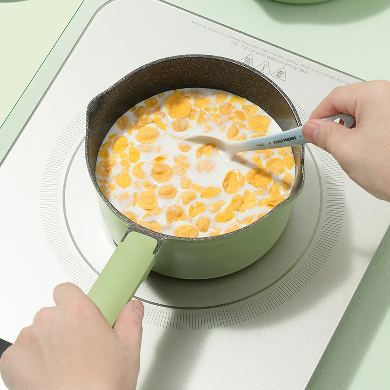 

Household baby baby food supplement pot hot milk noodles noodle pot soup pot frying pan small milk pot non-stick pan