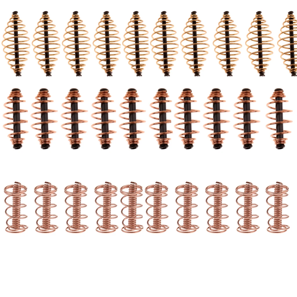 

10pcs Spring Fishing Feeder Fishing Bait Trap Cage Feeder Basket Lure Holder for Fish Fishing Accessories