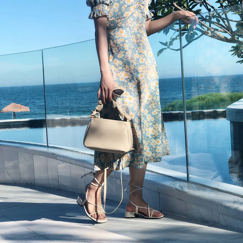 

Summer 2021 new women's bag leather soft cowhide armpit bag