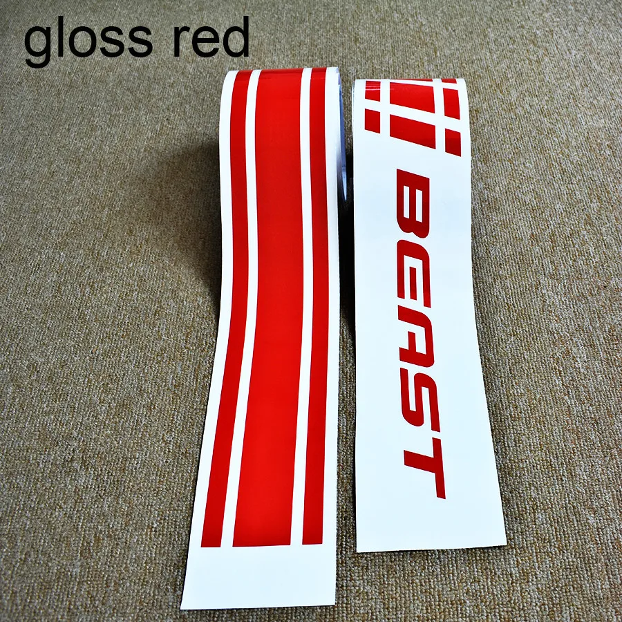 Экстерьер автомобиля 2 шт градиент сторона полоса Графический виниловый стикер