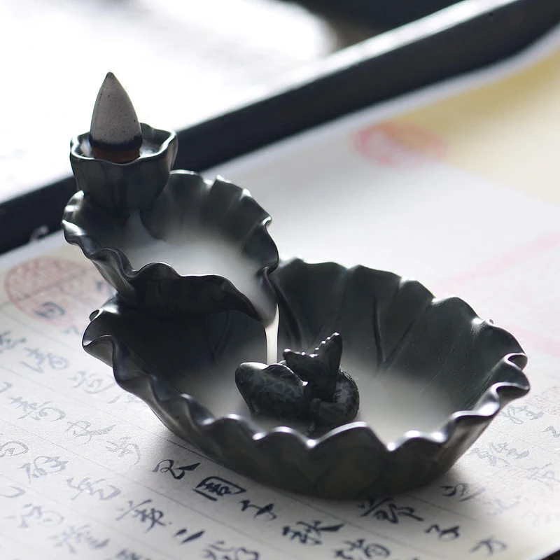 Ароматическая горелка для гостиной Водопад Керамическая благовоний в виде