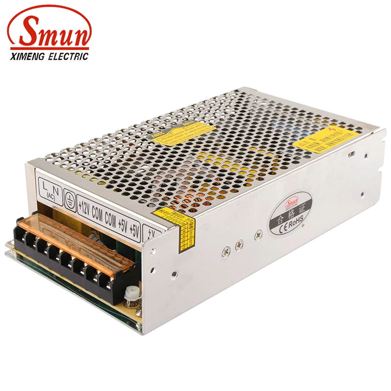 Импульсный источник питания SMUN D-120A, 5 В, 12 А, 12 В, 5 А, 5 В, 12 В