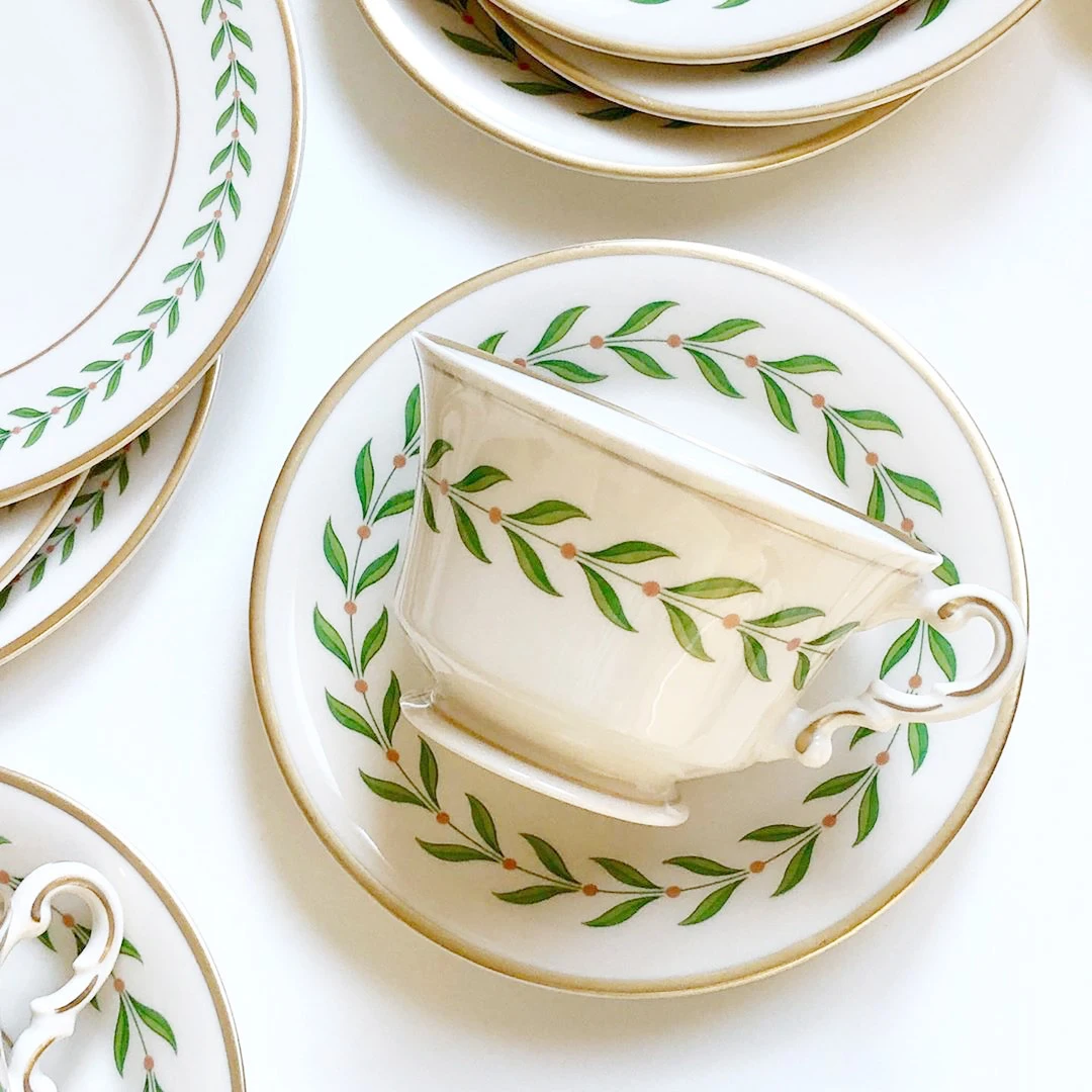 Креативный современный набор чайных чашек фарфоровый милый костяной фарфор