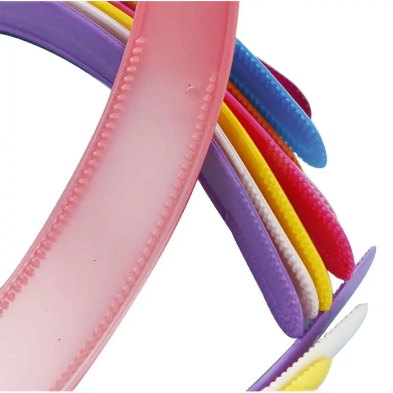 25 мм пластиковый обруч для головы с зубами девочек взрослые DIY жесткие обручи