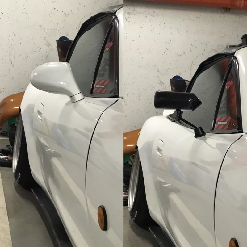 Боковые зеркала F1 kook racing из углеродного волокна подходят для Mk3 Mk4 Mk5 Golf Jetta beetle S3 S4