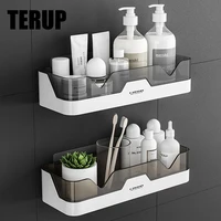 terup waterproof multifunction storage rack fashion shower organizer for kitchen and bathroom shelf holder bathroom accessories