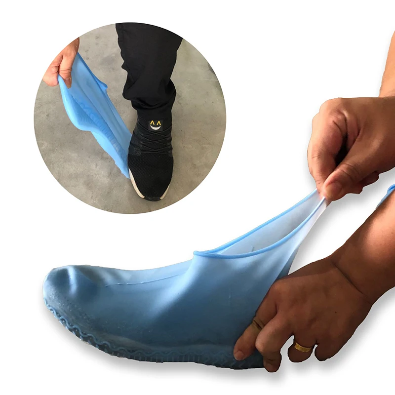 Ботинки водонепроницаемая обувь носки покрытие силиконовый материал унисекс