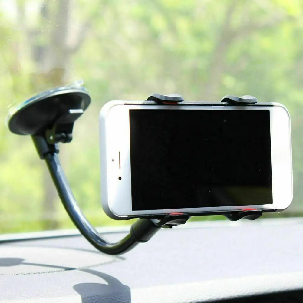 

Universal Mobile Phone Holder Suction Cup Flexible Adjustable Car Holder Lazy Home Mount Stand Gps Bracket Multifunction Support