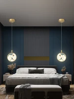 dining room pendant lamp round pendant lamp modern minimalist bedroom bedside lamp decorative lamp led pendant lamp