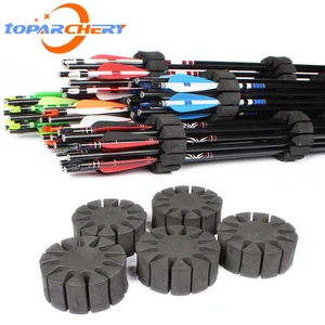 6 шт., круглая стойка для стрельбы из лука из вспененного материала EVA, 12 стрелок, разделитель, защита от колчан, разделитель, полка для охоты, стрельбы
