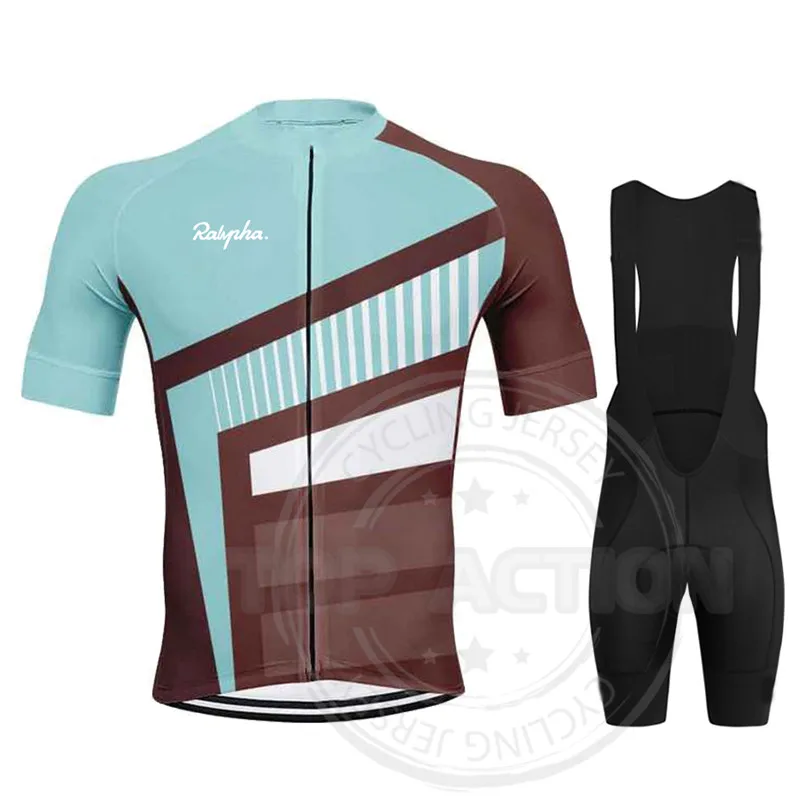 Новинка 2022 Мужская веломайка Ralvpha летний комплект с коротким рукавом Майо 19D