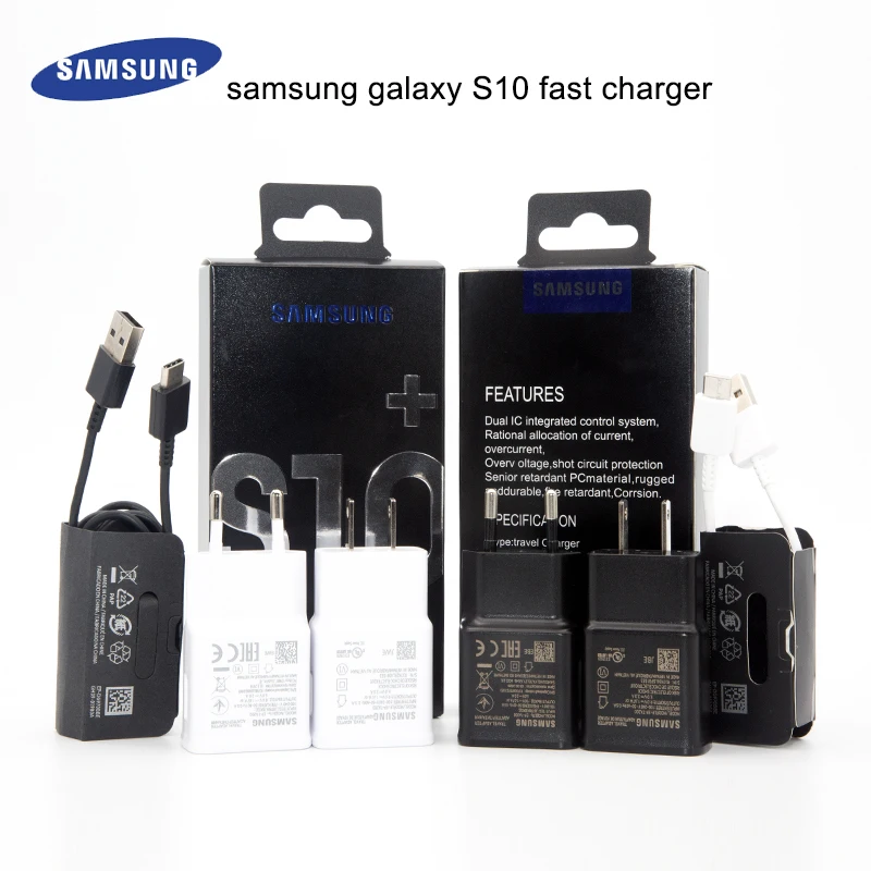 

Original Samsung Fast Charger 9v/1.67a charge adapter usb c cable Galaxy s8 s9 s10+ note 10 9 8 a20 a30s a40 a50 a51 a70