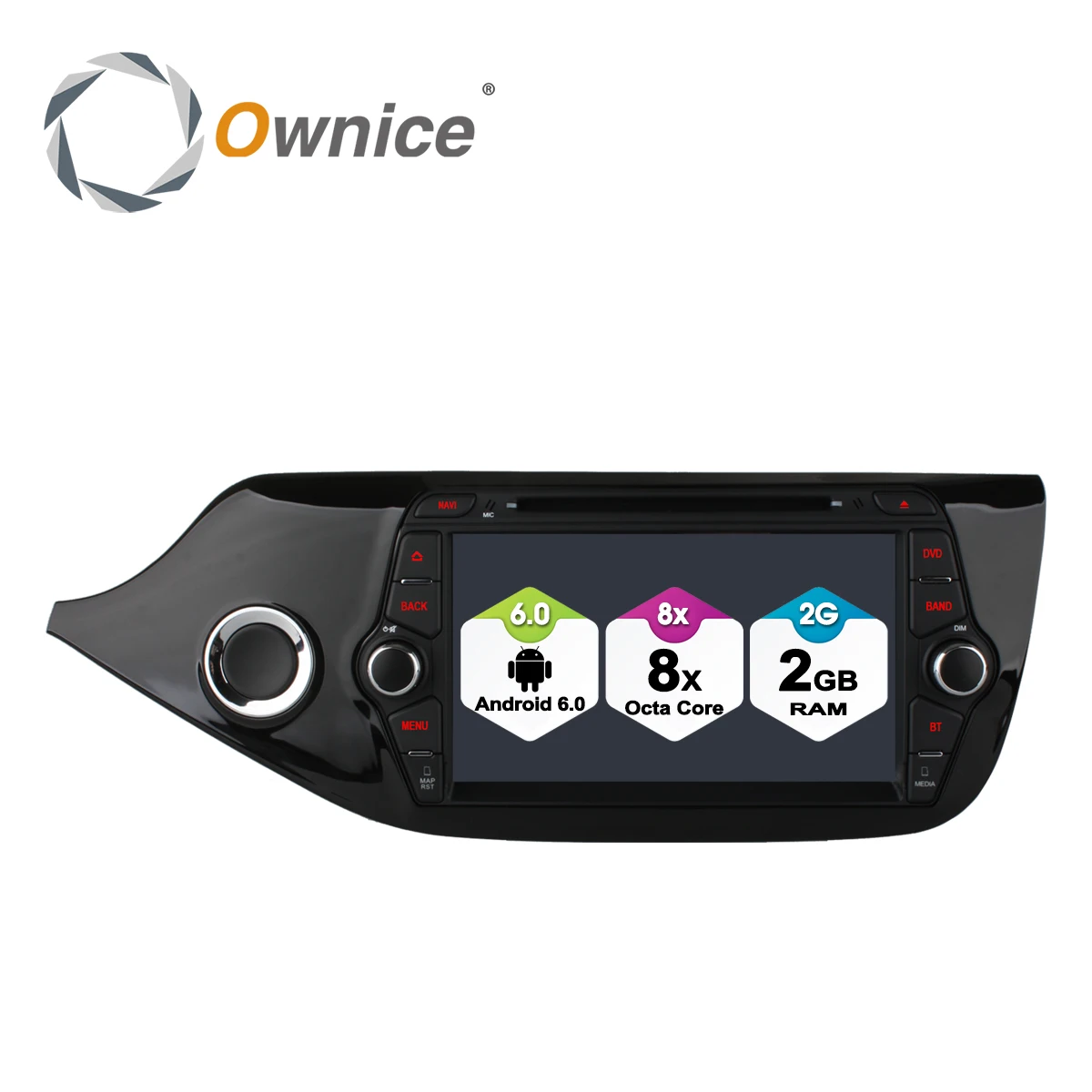 Автомагнитола Ownice C500 2 Din Android 6 0 DVD GPS Восьмиядерный процессор 1024*600 для KIA CEED 2013 2015 Wi