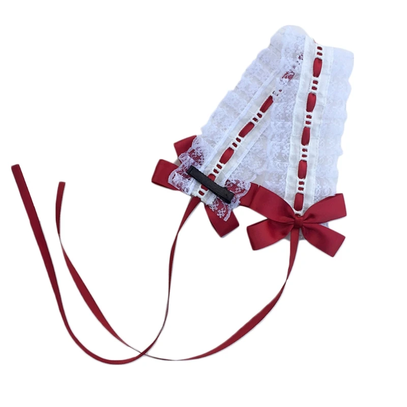 Женская сетчатая обруч с бантом милая ленточная повязка на голову девушка аниме