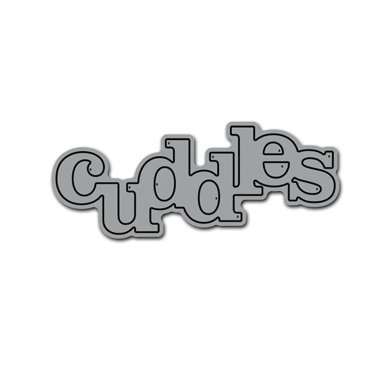 Cuddles высечки для изготовления карт скрапбукинга металлические Новинка