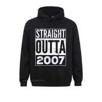straight outta 2007 funny birthday gift company normal hoodies ostern day long sleeve sweatshirts for men vintage hoods