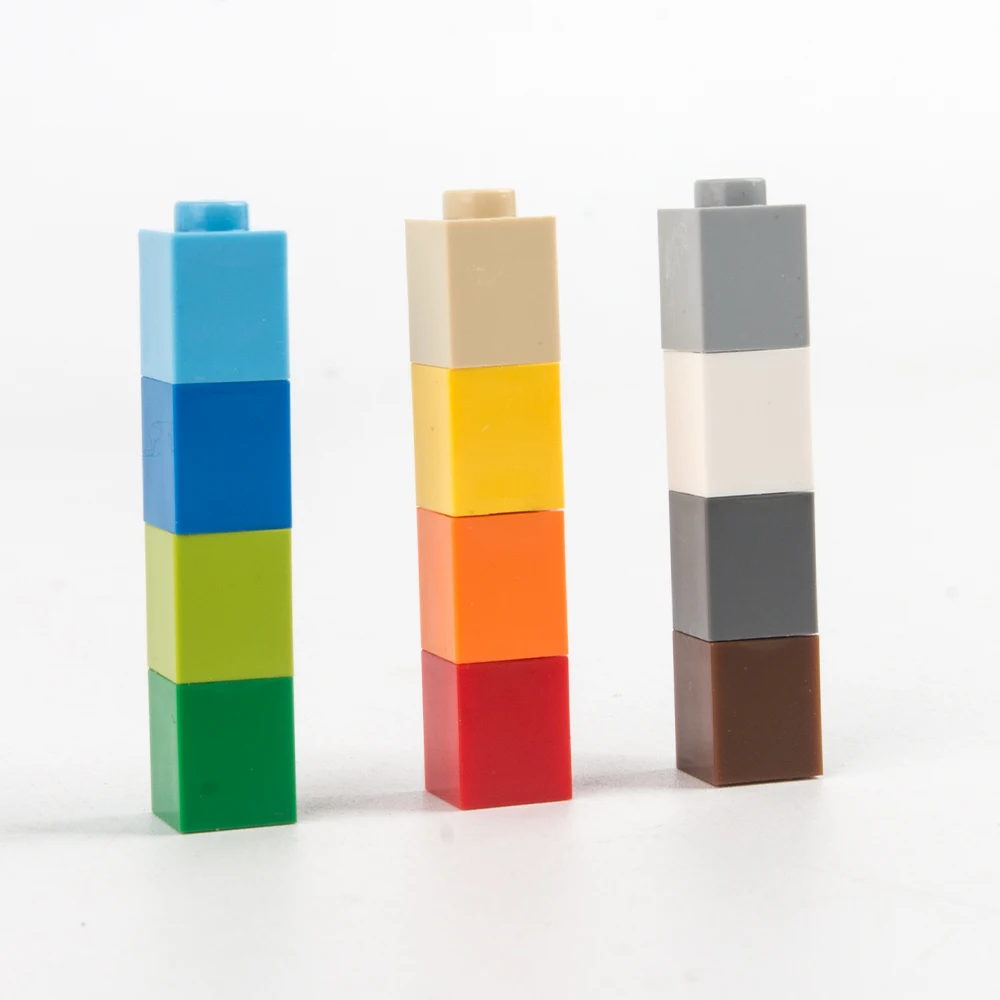 

High Bricks 230pcs 1x1 Small Building Block Pixel building blocks DIY for Montessori Educational Toy Multicolor Gift for Childre