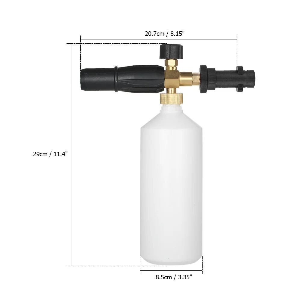 Регулируемая банка для мытья автомобиля латунный пенораспылитель из