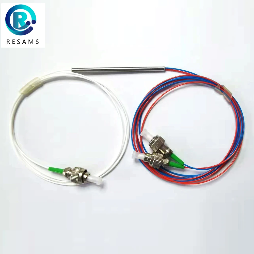 Оптоволоконный сплиттер Resams 1x2 FBT без разъема небольшой объем один режим низкая