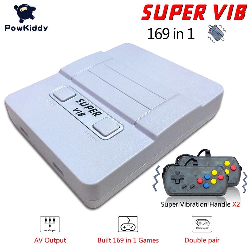 Супер VIB ТВ Игры мини FC игровая консоль 8 бит Ретро видео встроенный 169 игр Ручной
