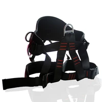 2500kg outdoor climbing safety belt rock climbing harness half body harness protective supplies survival equipment