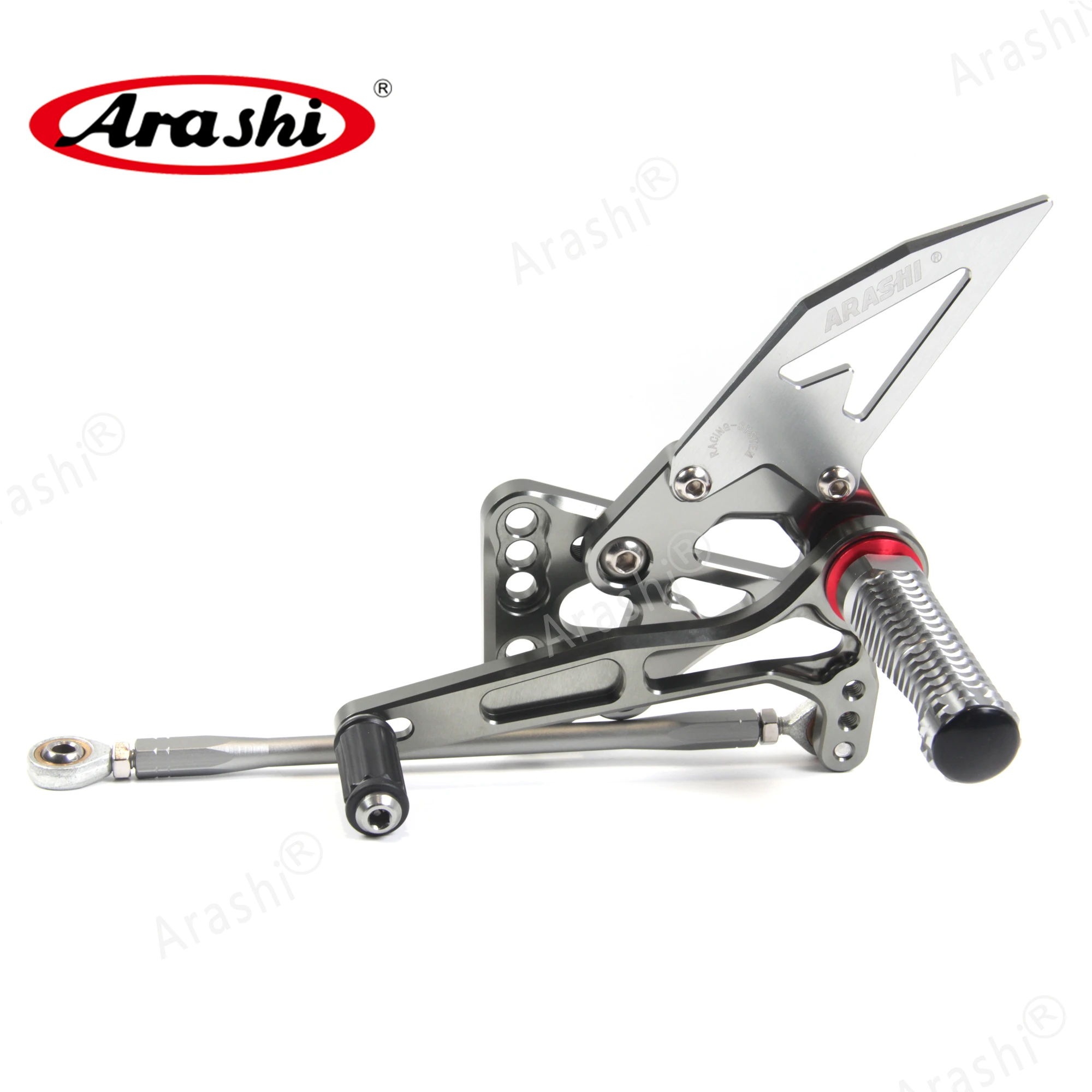ARASHI CNC Регулируемые подножки для SUZUKI GSX R GSXR 1000 GSX1000R 2005 2006 аксессуары