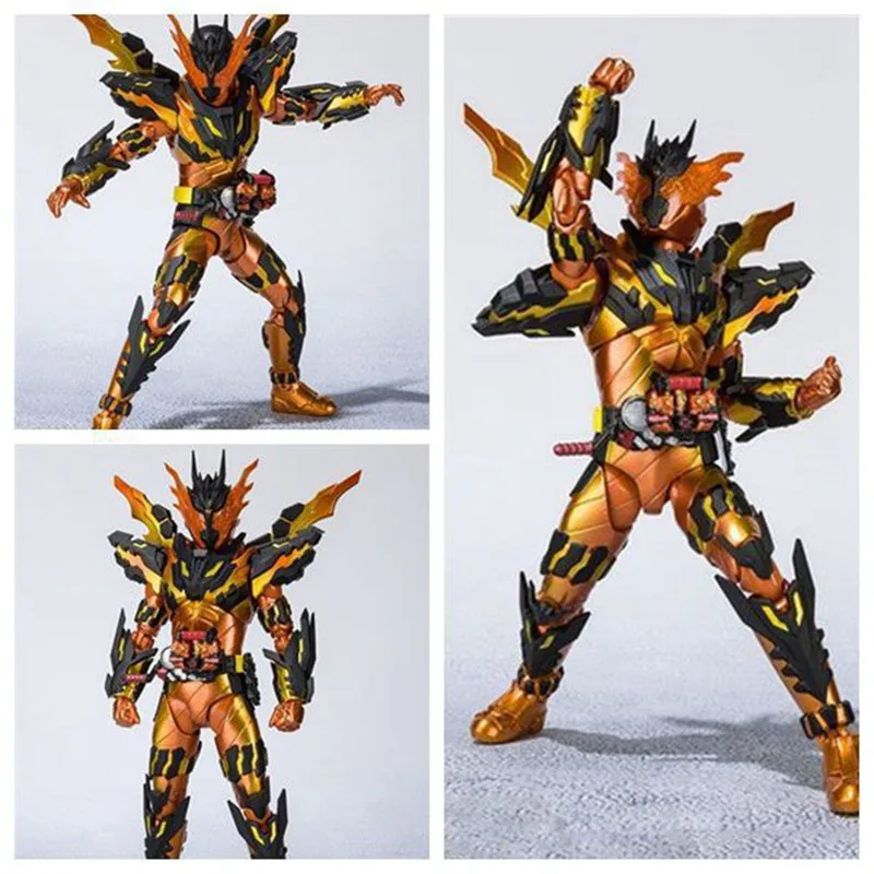 

Action Figure Super Man Anime SHF WD Masked Rider Kamen Rider Lava Dragon Movable 16cm Doll Box Decoration Toy Gift