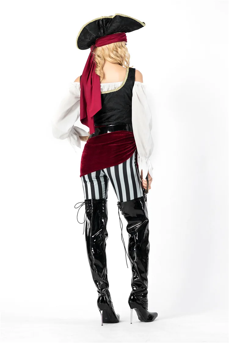 Костюм пирата Джека Воробья для взрослых маскарадное платье карнавальный костюм