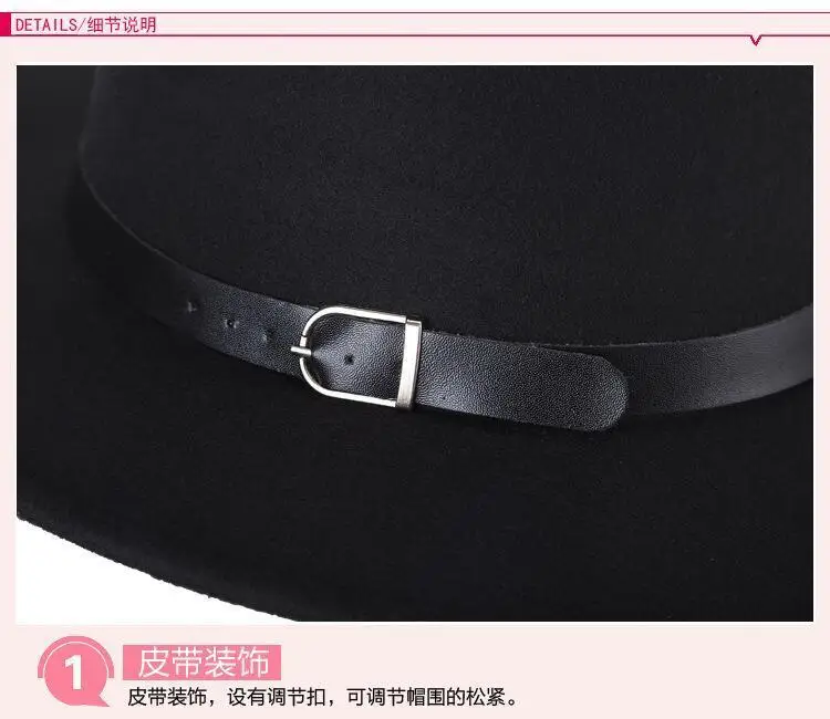 Новая мода для мужчин fedoras Женская мода джаз шляпа лето весна черная Шерстяная Смесь Кепка Уличная Повседневная шляпа