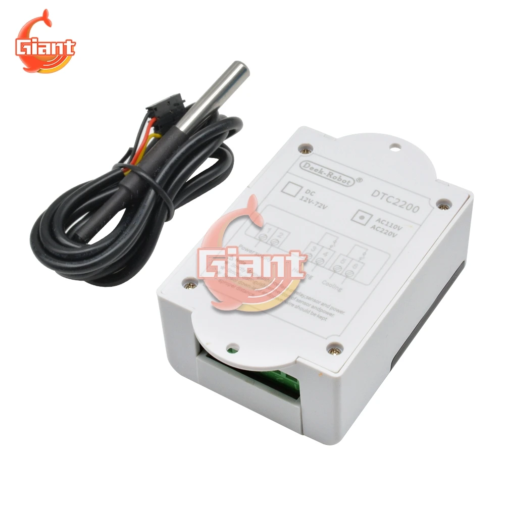 AC110V-220V DTC2200 электронный цифровой микрокомпьютерный термометр регулятор