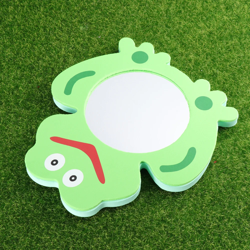 

1Pc Kid Bath EVA Cartoon Mirror Bathing Plaything Creative Green Design Water Educational Toys
