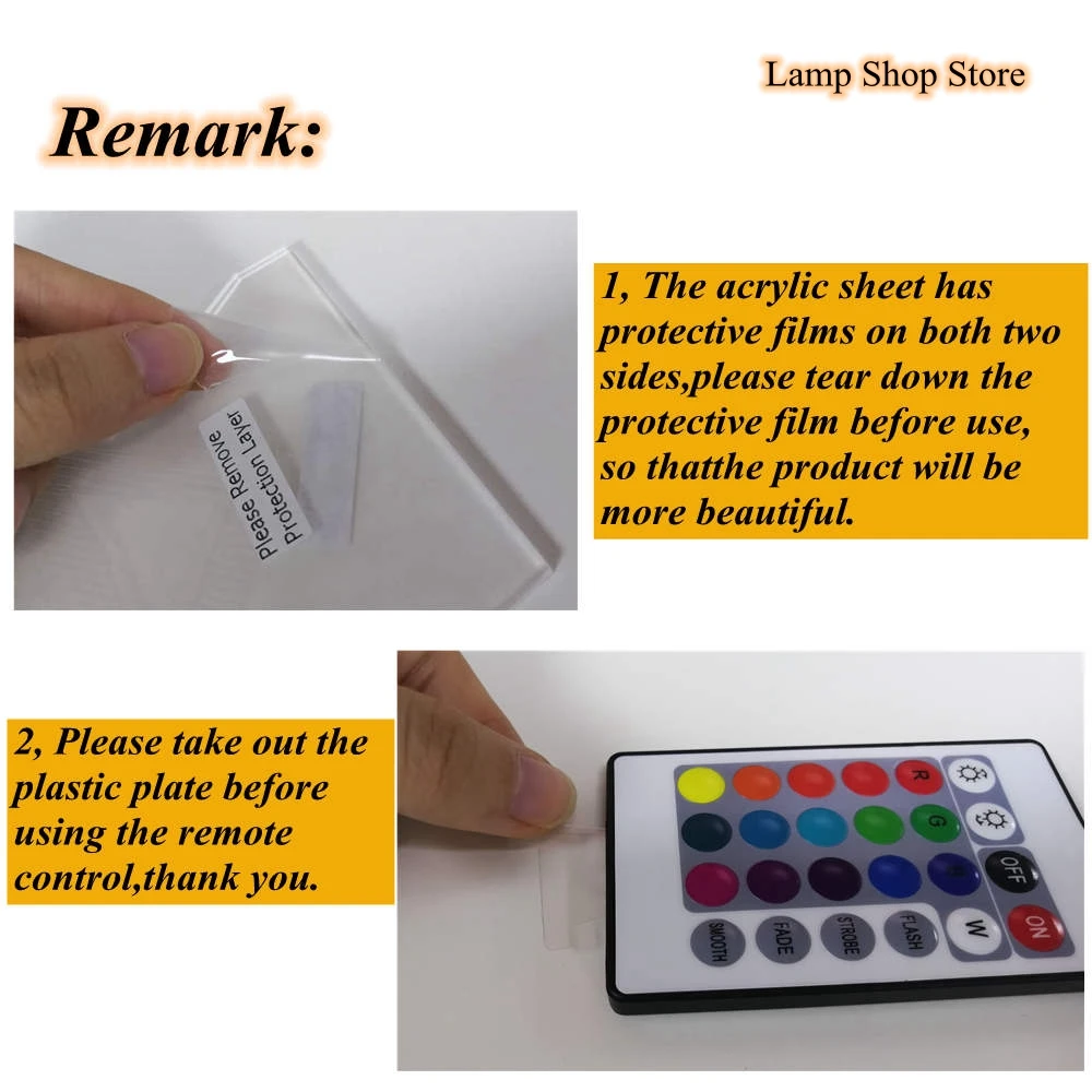 Настольный светильник RGB с 3d иллюзией мультфильма цветной светодиодный ночник