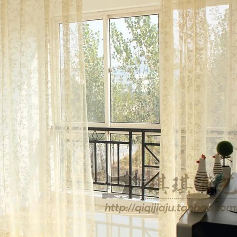 Кружевная занавеска с цветочным узором для гостиной свадьбы сельской местности