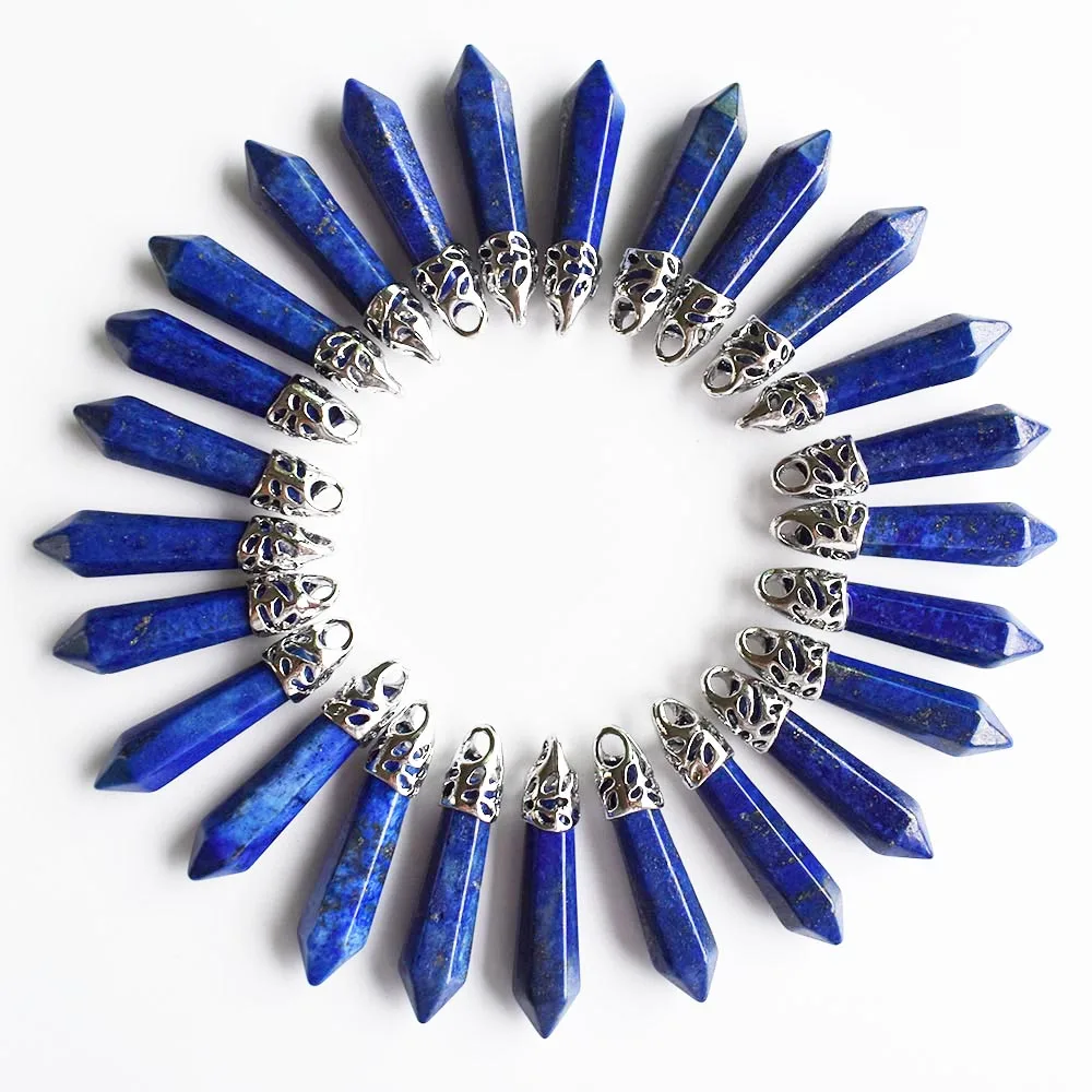Оптовая продажа модные подвески 20 шт./лот из натурального лазурита хорошего